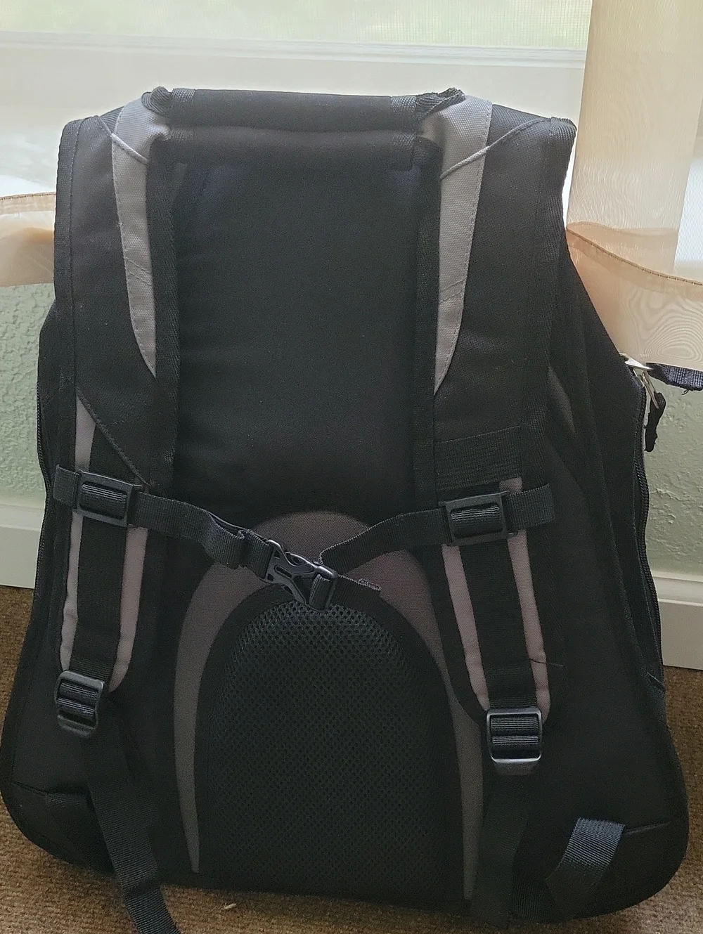 Motion Pro Black and Grey Men's Backpack Laptop Lightweight